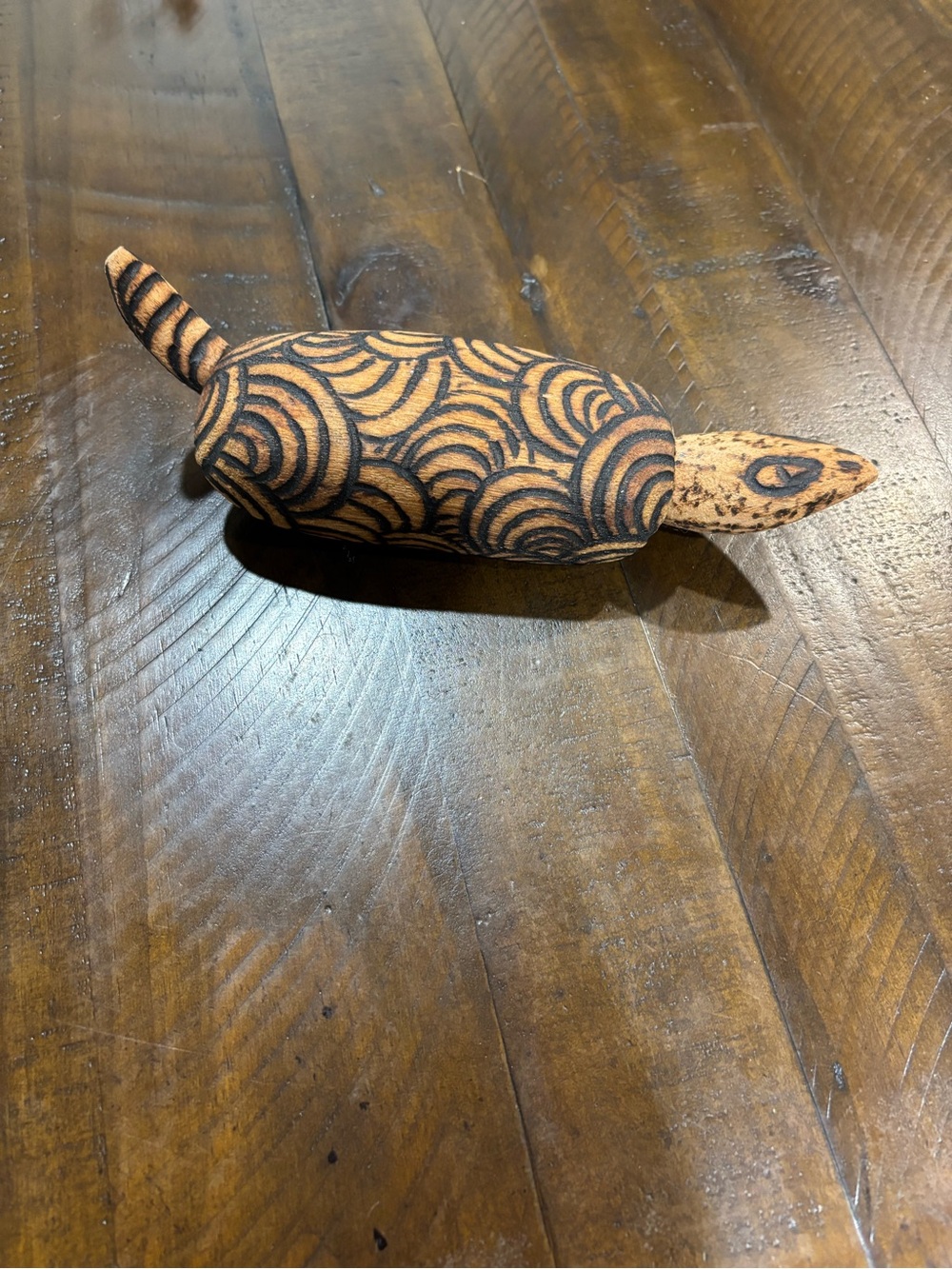 Handcrafted Wooden Turtle With Removable Shell - Picture 8 of 12